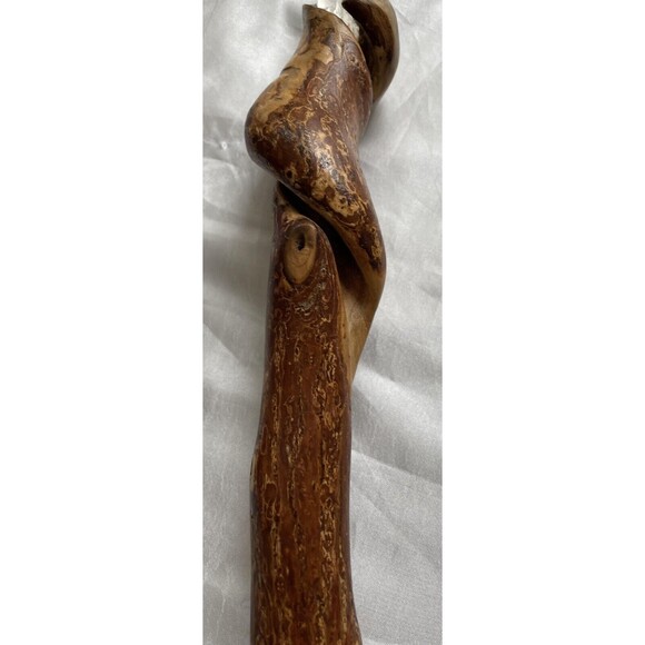 Wizard wand hand made of Texas sassafras wood and an Arkansas mined crystal - Picture 2 of 14